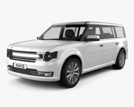 3D model of Ford Flex 2015