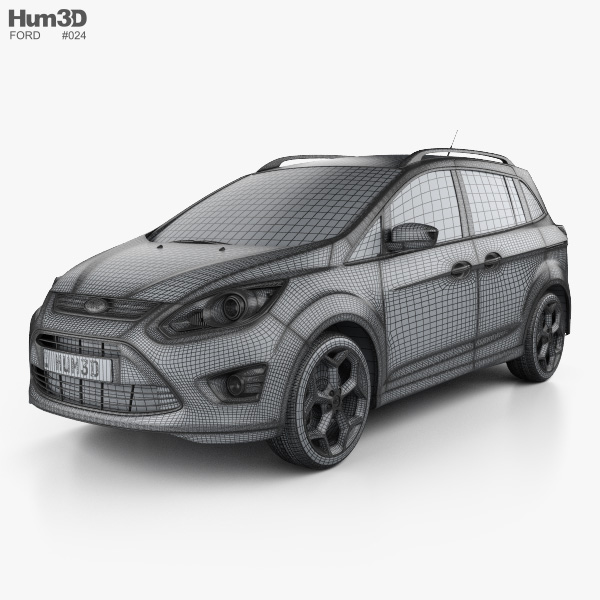 Ford Grand C Max 11 3d Model Vehicles On Hum3d Ford Grand C Max 11 3d Model Vehicles On Hum3d