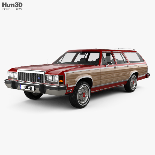 Ford Country Squire 1979-1979 3D model