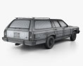 Ford Country Squire 1982 3D 모델 