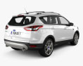 Ford Escape (Kuga) 2016 3d model back view