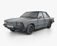 Ford Granada 세단 1982 3D 모델  wire render