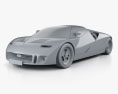 Ford GT90 1995 Modelo 3D clay render