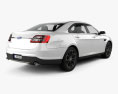 Ford Taurus SHO 2016 3D 모델  back view