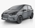 Ford B-MAX 2016 3d model wire render