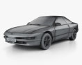 Ford Probe GT 1997 3D模型 wire render