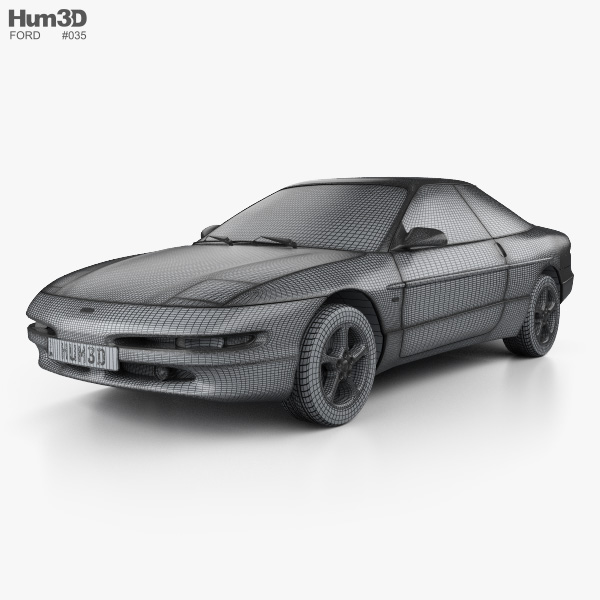 Ford Probe Gt 1995 3d Model Vehicles On Hum3d