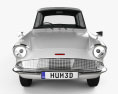 Ford Anglia 105e 2-door Saloon 1967 3d model front view