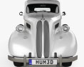 Ford Anglia E494A 2-door Saloon 1949 3d model front view