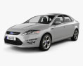 Ford Mondeo 세단 Mk4 2013 3D 모델 