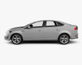 Ford Mondeo 세단 Mk4 2013 3D 모델  side view