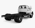 Ford F-650 / F-750 Regular Cab Chassis 2014 3d model back view