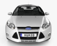 Ford Focus 轿车 Titanium 2012 3D模型 正面图