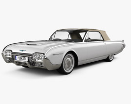 Ford Thunderbird 1961 3D model