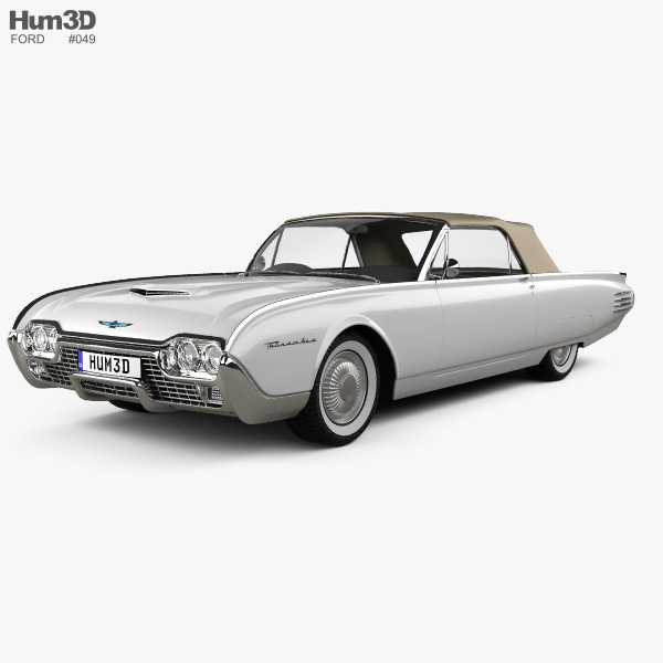 Ford Thunderbird 1961 3D模型