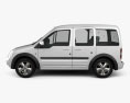Ford Tourneo Connect LWB 2014 3d model side view