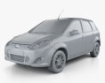 Ford Fiesta Rocam hatchback (Brazil) 2014 3d model clay render