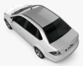 Ford Fiesta Rocam 轿车 (巴西) 2012 3D模型 顶视图