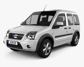 Ford Tourneo Connect SWB 2014 3D 모델 