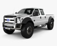 Ford F-554 Extreme Crew Cab pickup 2014 Modelo 3d