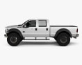 Ford F-554 Extreme Crew Cab pickup 2014 Modelo 3D vista lateral
