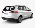 Ford S-Max 2014 3d model back view