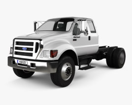 Ford F-650 / F-750 Super Cab Chassis 2014 3D model