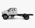 Ford F-650 / F-750 Super Cab Chassis 2014 3d model side view