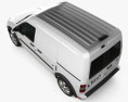 Ford Transit Connect LWB 2014 3D-Modell Draufsicht