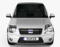 Ford Transit Connect SWB 2014 3d model front view