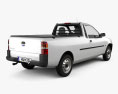 Ford Courier 2014 3d model back view