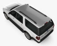 Ford Expedition 2014 3d model top view