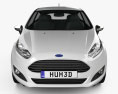 Ford Fiesta ハッチバック 3ドア (EU) 2013 3Dモデル front view