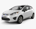 Ford Fiesta hatchback 3-door (US) 2012 3d model
