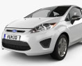 Ford Fiesta hatchback 3-door (US) 2012 3d model