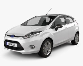 Ford Fiesta hatchback 5-door (EU) 2012 3D model