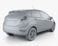Ford Fiesta hatchback 5-door (EU) 2012 3d model