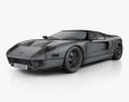 Ford GT 2006 3d model wire render