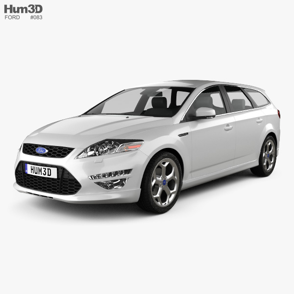 Ford Mondeo Turnier Titanium X Mk4 2013 3D model