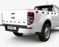 Ford Ranger Cabine Simple 2012 Modèle 3d
