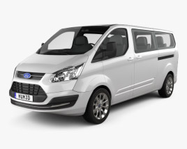Ford Tourneo Custom LWB 2015 3D model