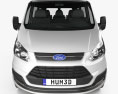 Ford Tourneo Custom LWB 2015 3d model front view