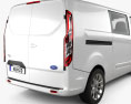 Ford Transit Custom Crew Van LWB 2015 3d model