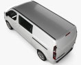 Ford Transit Custom Crew Van LWB 2015 3D-Modell Draufsicht