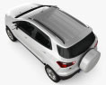 Ford Ecosport Titanium 2016 3d model top view