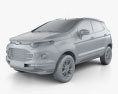 Ford Ecosport Titanium 2016 Modelo 3d argila render