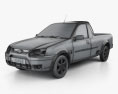 Ford Bantam 2014 3d model wire render