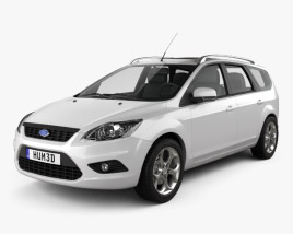 Ford Focus estate 2011 3D model