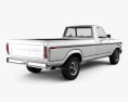Ford F-150 1973 3D 모델  back view