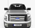 Ford F-150 Super Cab 2014 3d model front view
